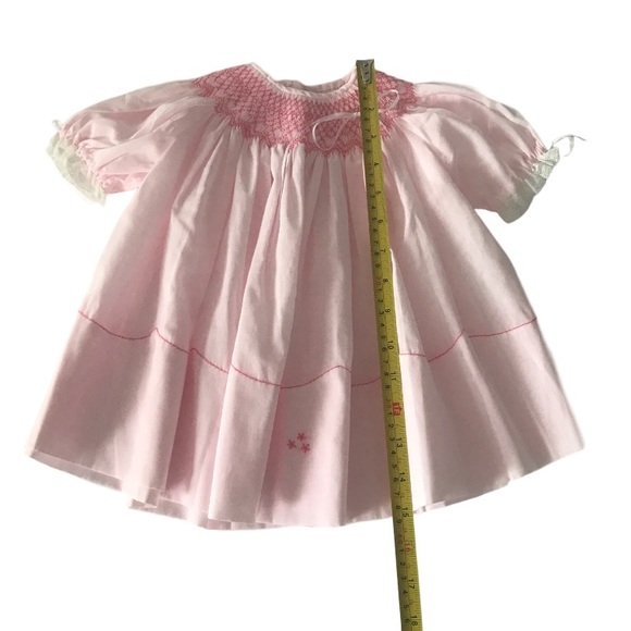 ✨Sold✨Vintage Baby Gorgeous Handmade Smocked Detailed Dress - Picture 11 of 12